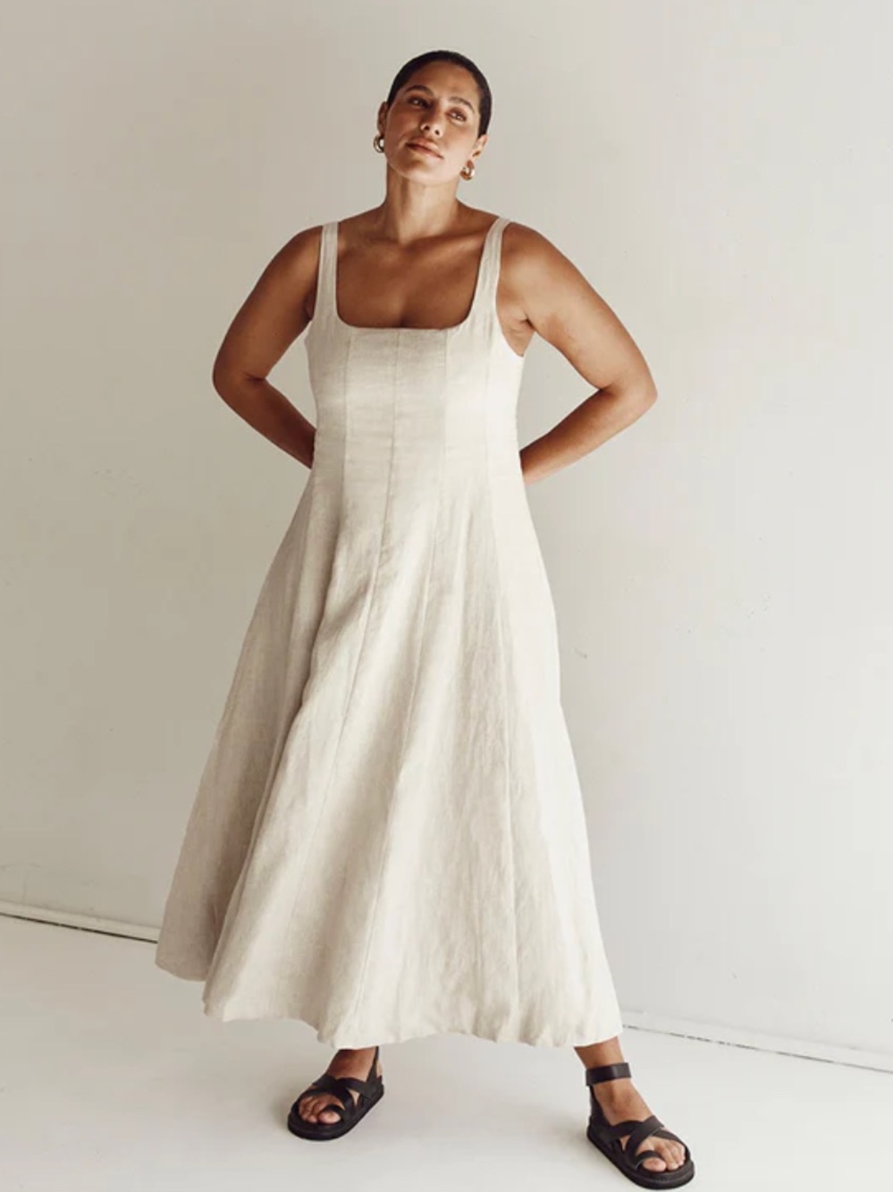 Dissh Milahn Natural Midi Dress